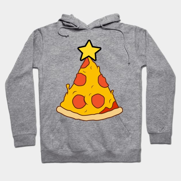 Pizza Christmas Tree Hoodie by LuisP96